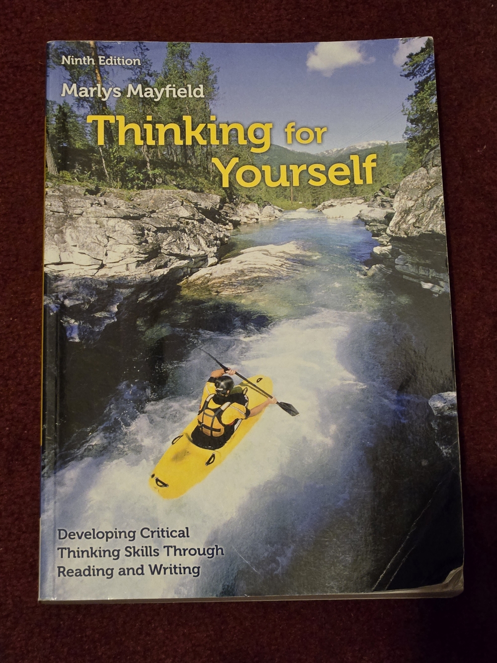 Thinking for Yourself by Marlys Mayfield - Yellow Kayak Cover